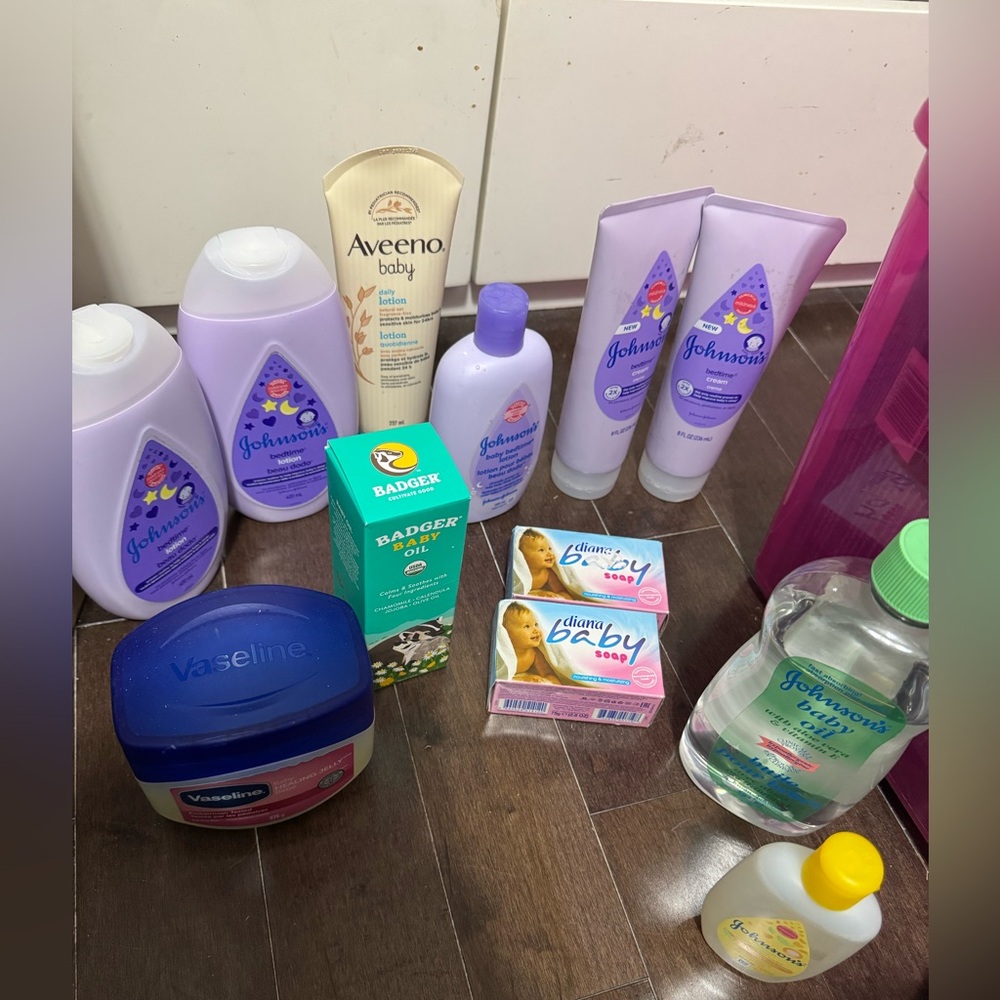 Badger Johnsons Vaseline Aveeno Baby Bundle